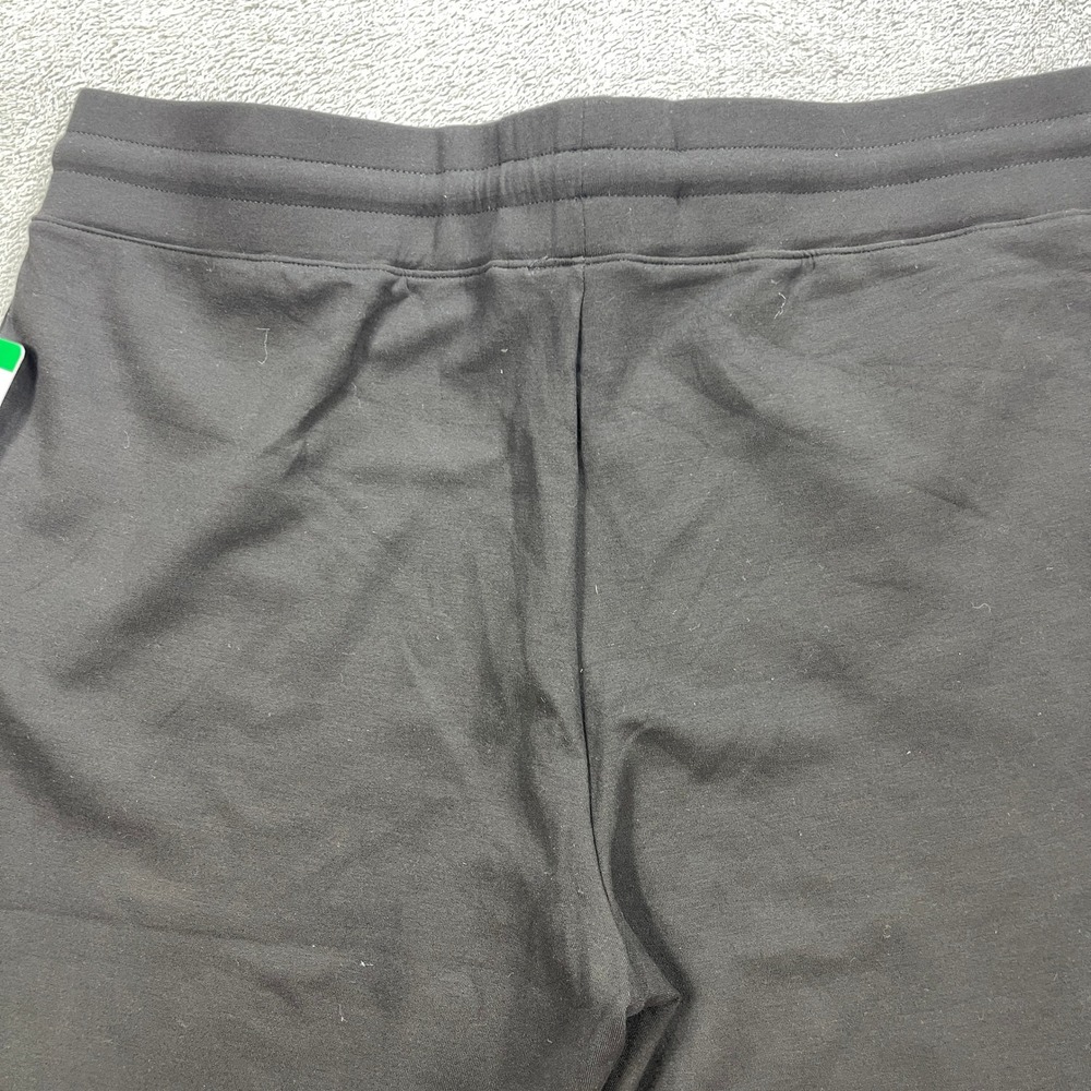 32 Degrees Cool Capri Pants Women XL Black Pull-On Drawstring Pockets - Picture 7 of 15